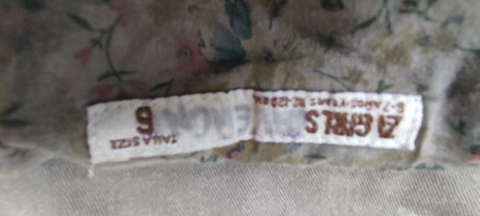 Veste mi saison Zara girls kaki taille 6 ans - photo numéro 7