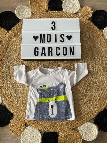 Maillot manches longues 3 mois