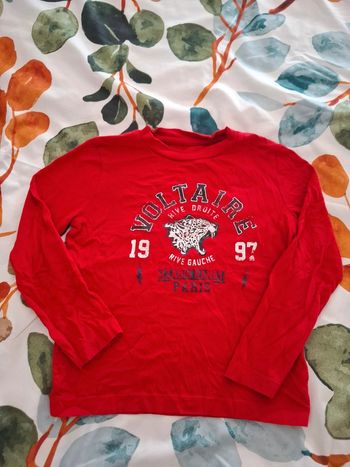 T'shirt longues manches rouge Zadig&Voltaire 🥨