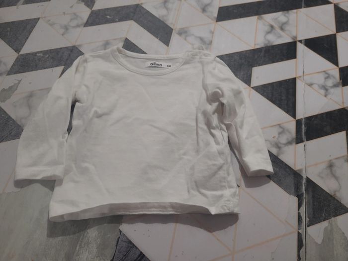 Haut manches longues fille 6 mois