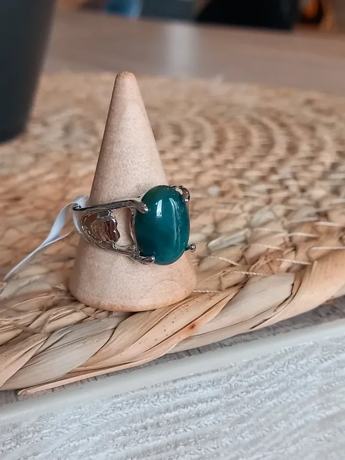 Bague en acier inoxydable taille 18 (58) - photo numéro 3