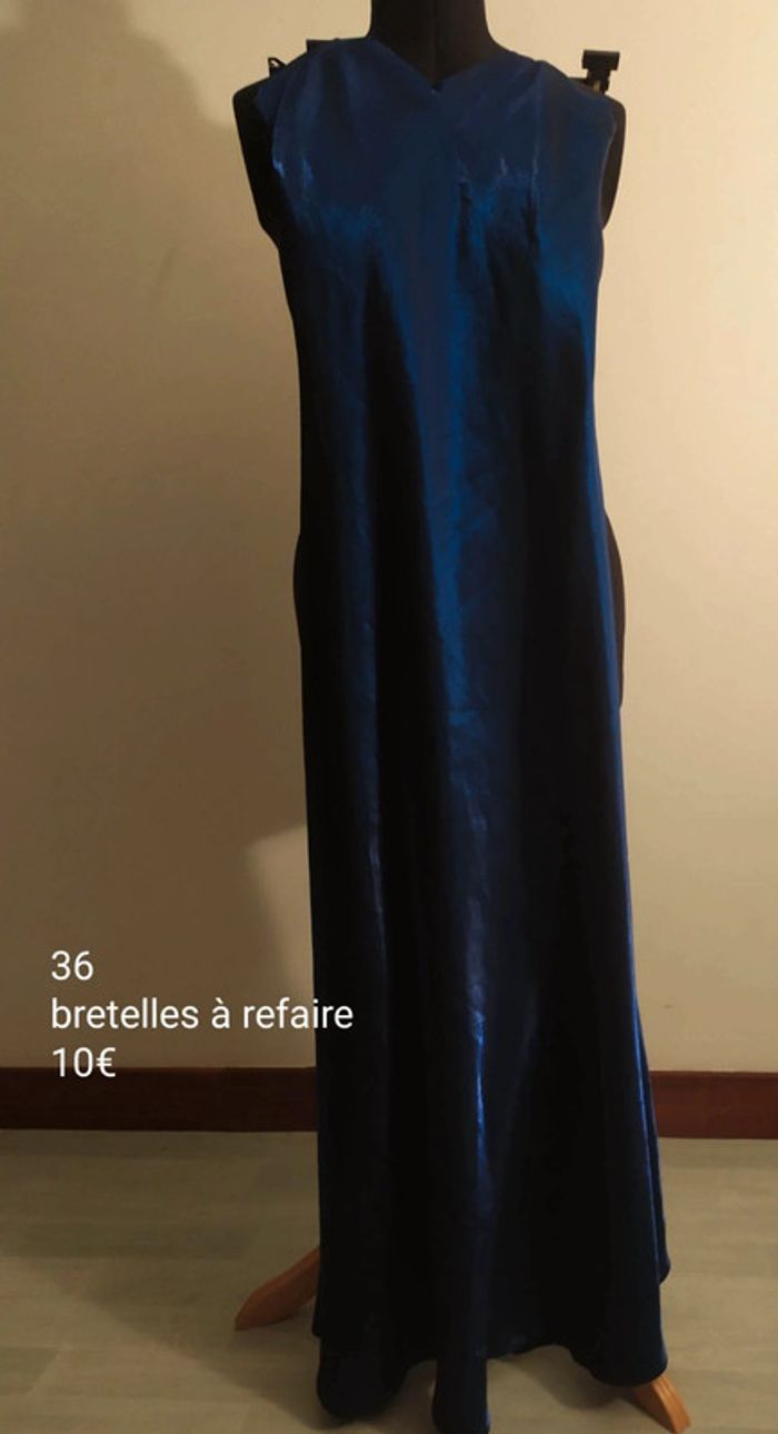 Robe de soirée bleue