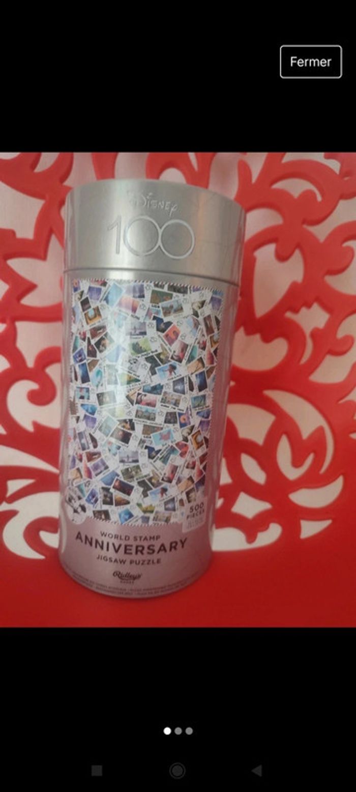 Puzzle neuf Disney collector 100 ans
