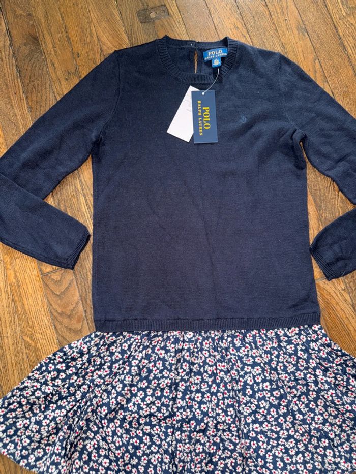 Robe maille Ralph Lauren 10 ans Neuve avec étiquette  Valeur 169 euros - photo numéro 2