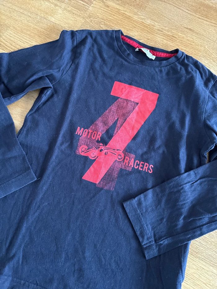 Tshirt manches longues cyrillus 10 ans - photo numéro 3
