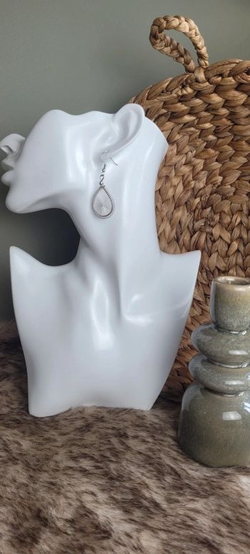Jolie boucles d'oreilles acier inoxydable