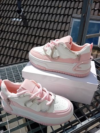 Basket femme woman sneakers 37 rose pink