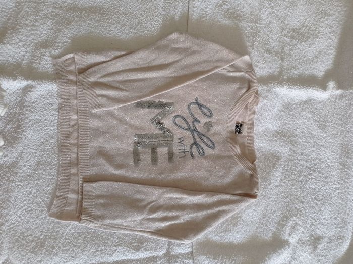 Pull fille tape à l'oeil - photo numéro 3