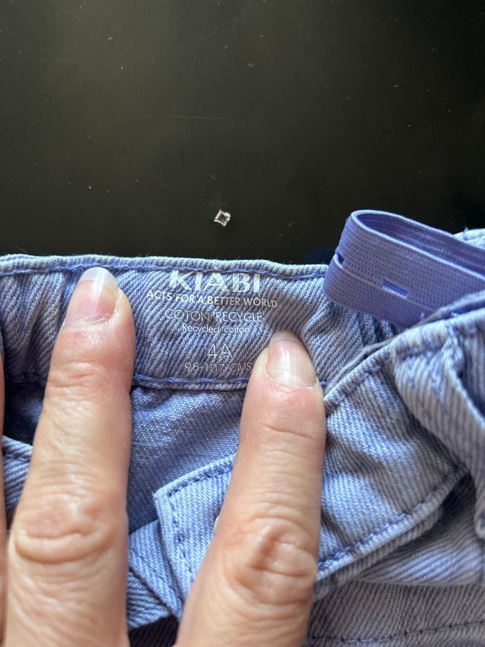 Jupe en jean parme kiabi 4 ans - photo numéro 2