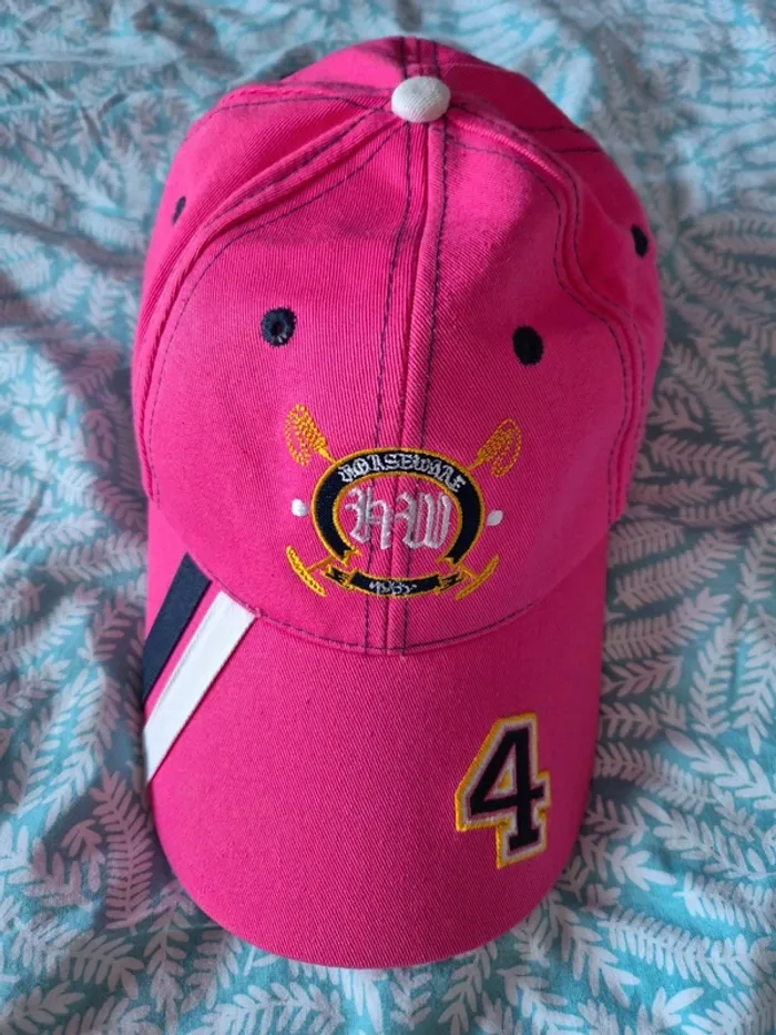 Casquette Horseware rose