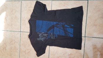 T shirt été garçon 14 ans noir Kiabi