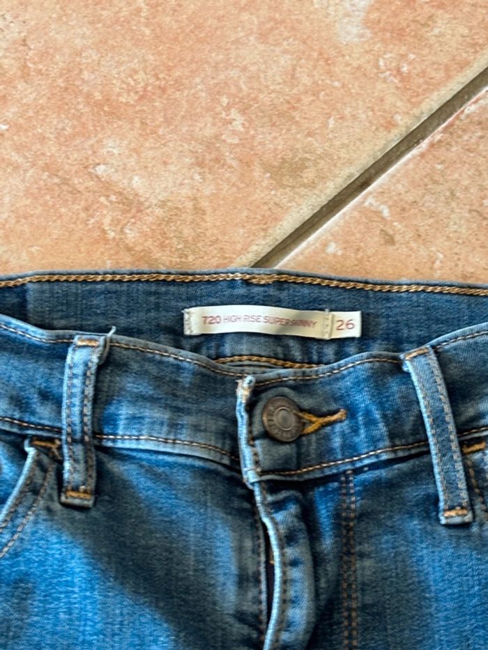 Jean levis 720 bleu - photo numéro 7