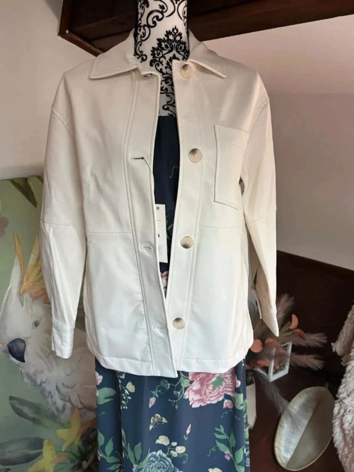 Blazer simili cuir femme - photo numéro 5