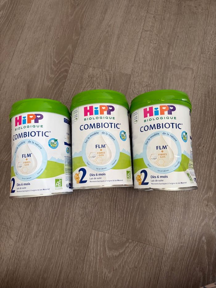 Lot 3 lait Hipp bio combiotic - photo numéro 2