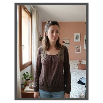 Haut manches longues femmes taille S 