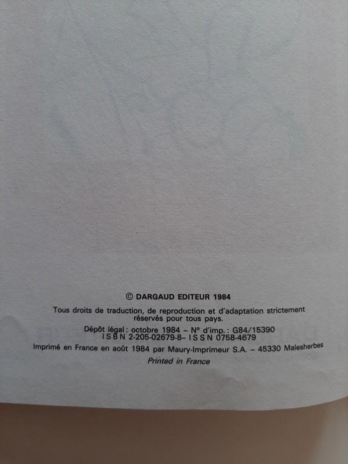 BD Achille Talon Tome 36 (Greg) - EO de 1984 - photo numéro 3