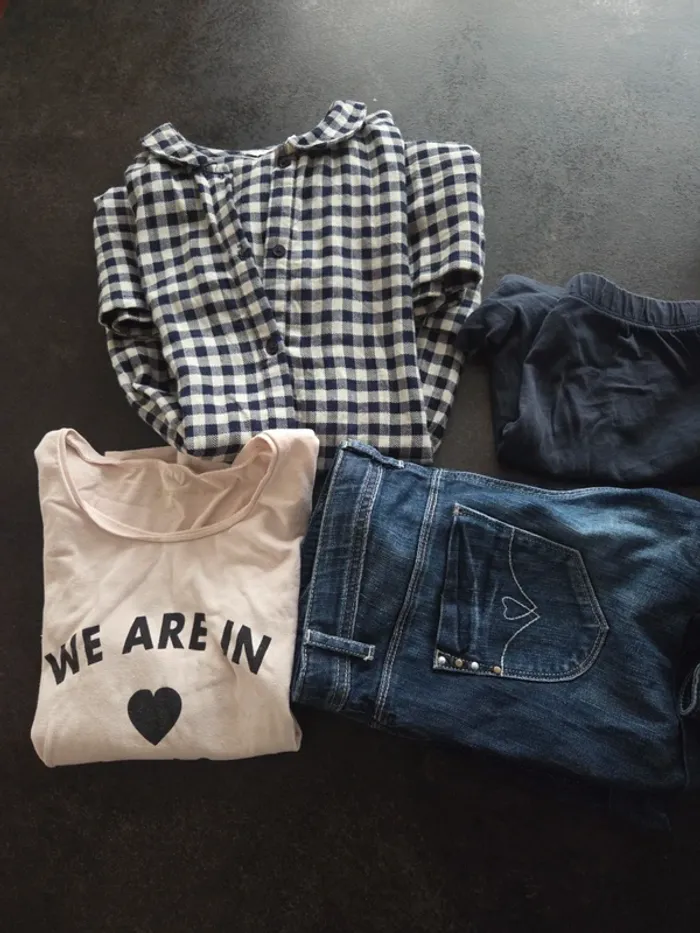 Lot vêtements fille 14 ans, IKKS, Cyrillus - photo numéro 2