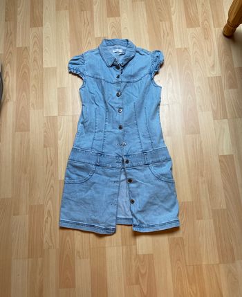 robe courte en jean
