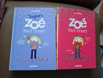 Livres Zoé tout court tome 1 et 2