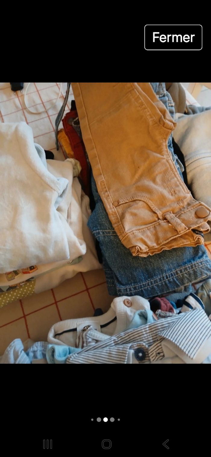 Lot 62 vêtements 6 mois garçon - photo numéro 5