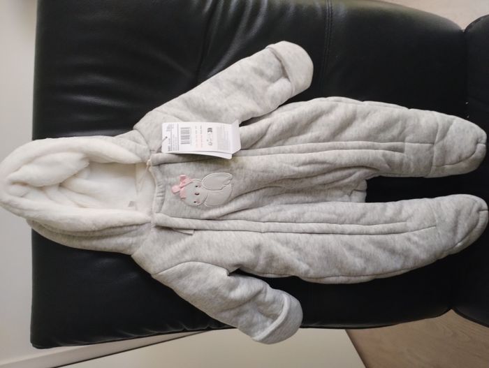 Combi-pilote molleton pour bébé fille - photo numéro 2