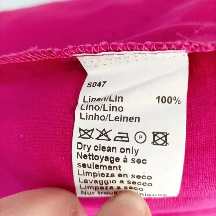 Robe zippée Gérard Darel - Fuchsia sans manche Lin T40 2en1 Veste longue A274 - photo numéro 8