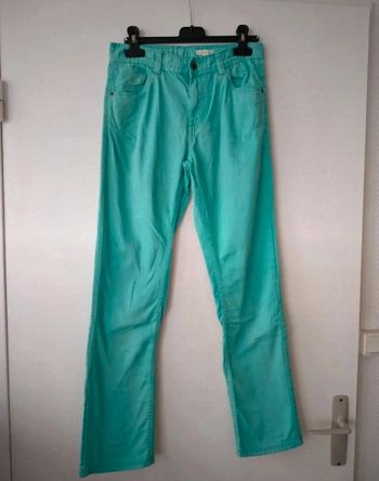 Jean turquoise Verbaudet 12ans