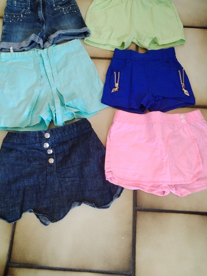 Lot de 5 shorts et 1 mini jupe - photo numéro 3