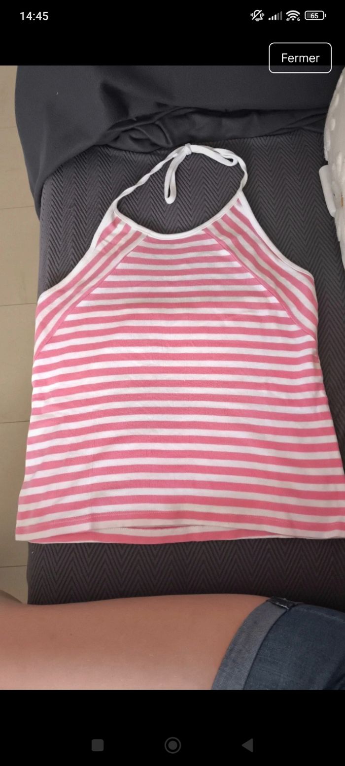 Tee shirt sans manche