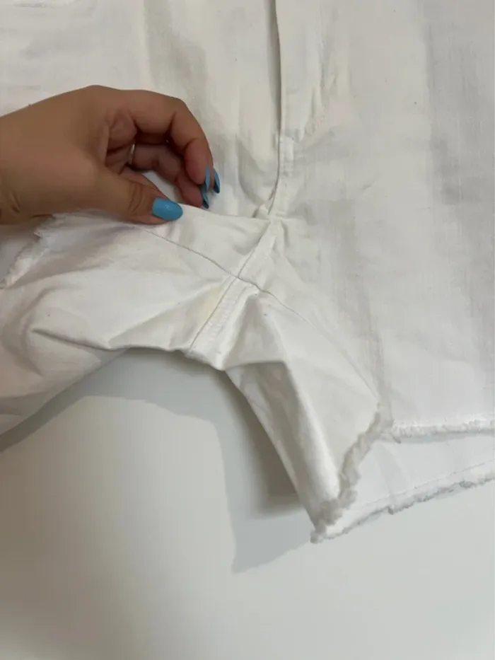 Short jeans blanc - photo numéro 4