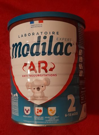 Boite Neuve Lait infantile Modilac Anti-Régurgitations 2ème âge de 800g et Donne