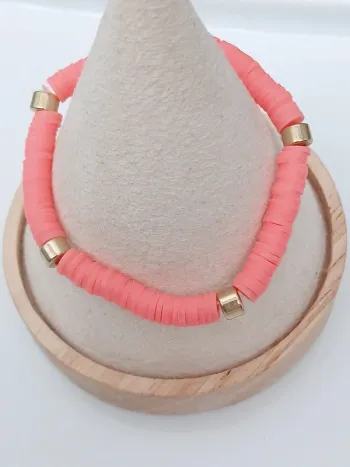 Bracelet perles Heishi – Tendance bohème coloré été