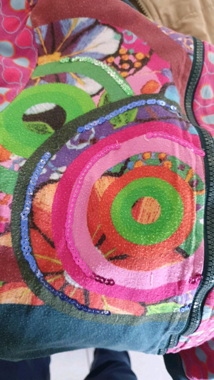 Veste fille réversible Desigual 12 ans - photo numéro 14