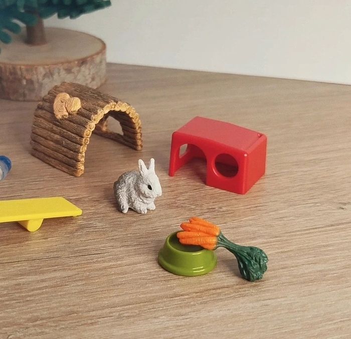 Schleich Clapier mini lapin gris