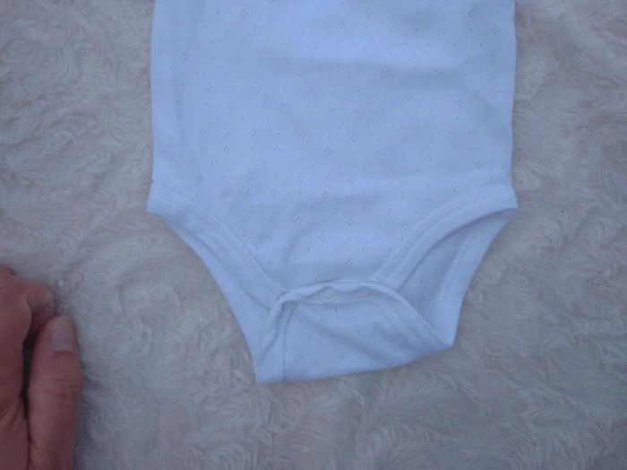 Lot de 3 bodies bretelles Marcel Fille 3 mois Cœur Kiabi Eco conception 100% coton bio - photo numéro 4