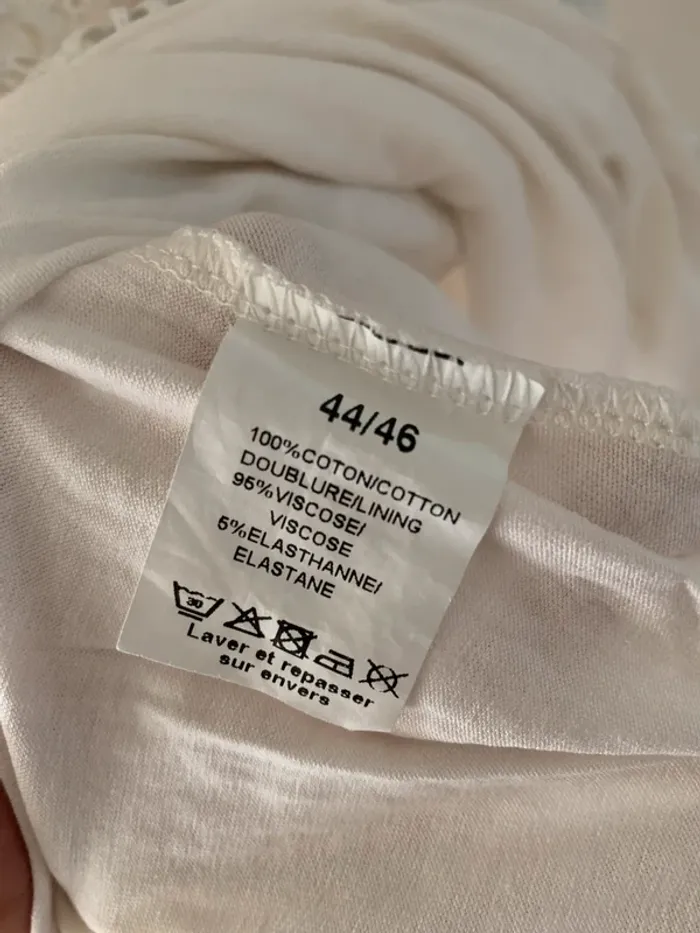 🌸 Robe dentelle blanche 44/46 - photo numéro 6