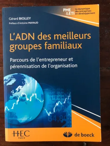 Live broché "L'ADN des meilleurs groupes familiaux" de Gérard Biolley