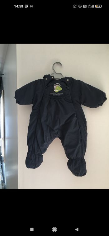 Combinaison un amour de petit boy 6 mois