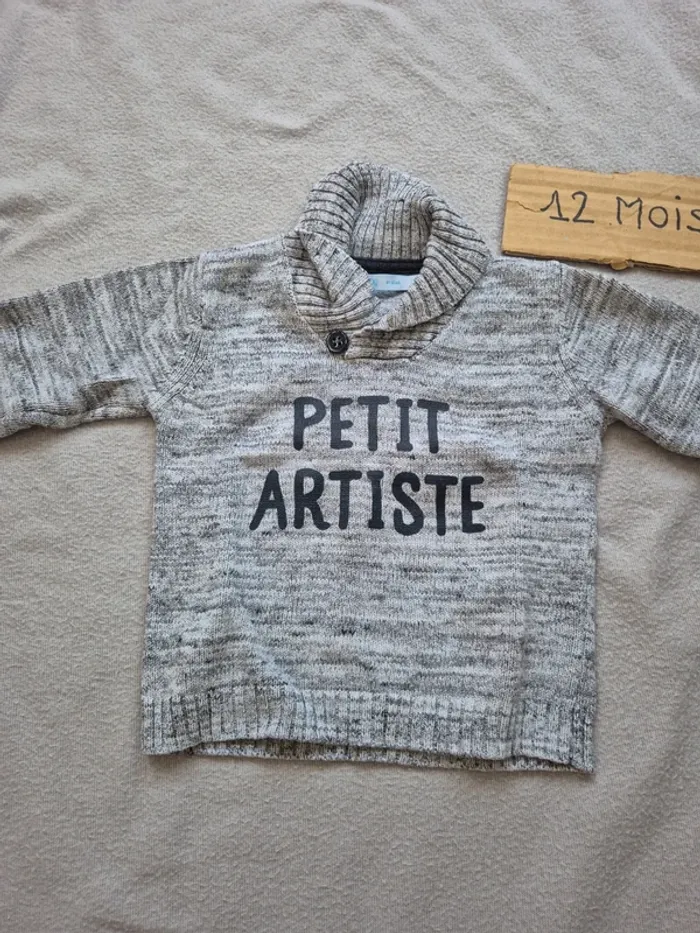 Pull bébé garçon 12 mois gemo - photo numéro 4