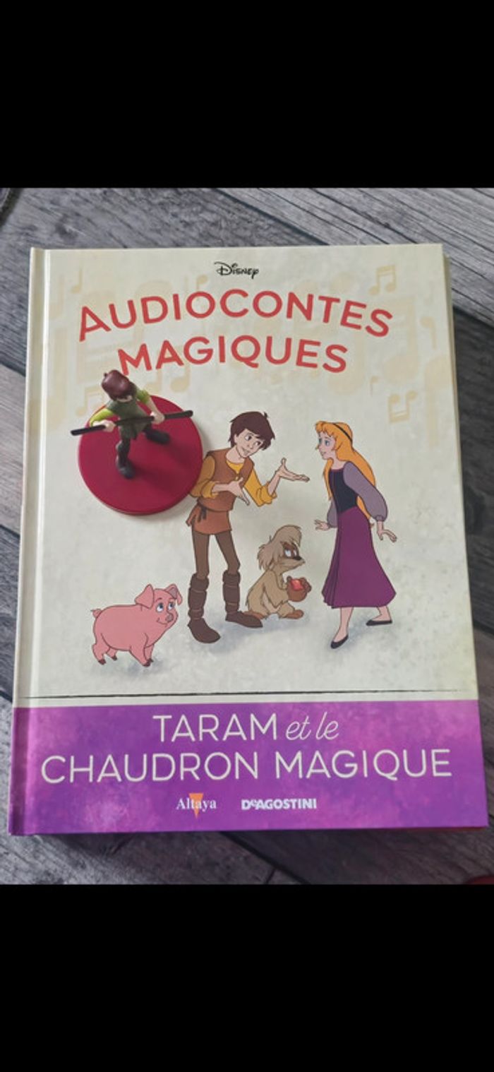 Livre et figurine 74 des audiocontes Magiques altaya audio conte 74 audio compte disney