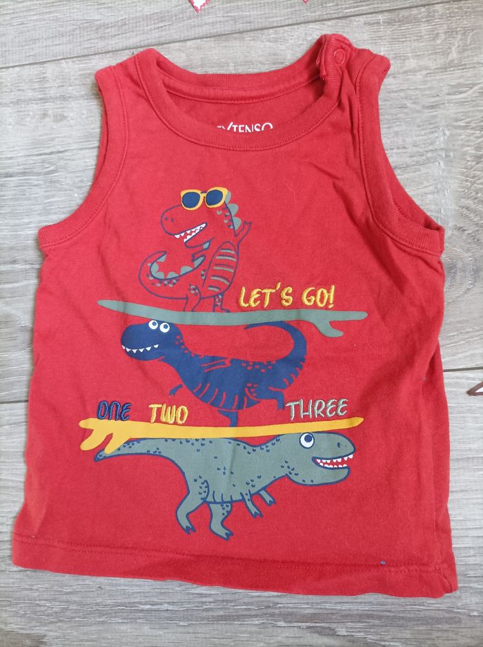 Débardeur dinosaure 12 mois