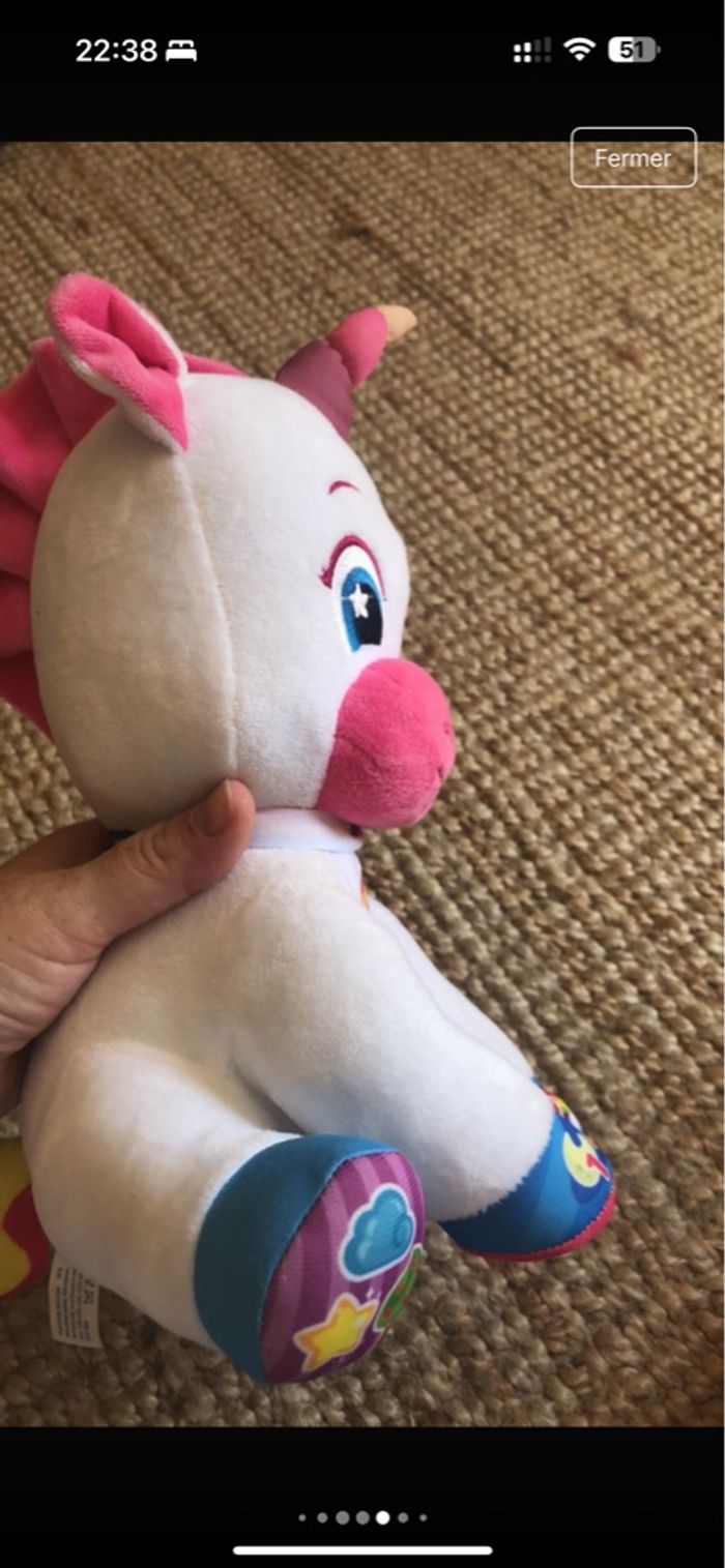 Licorne musicale clementoni - photo numéro 2