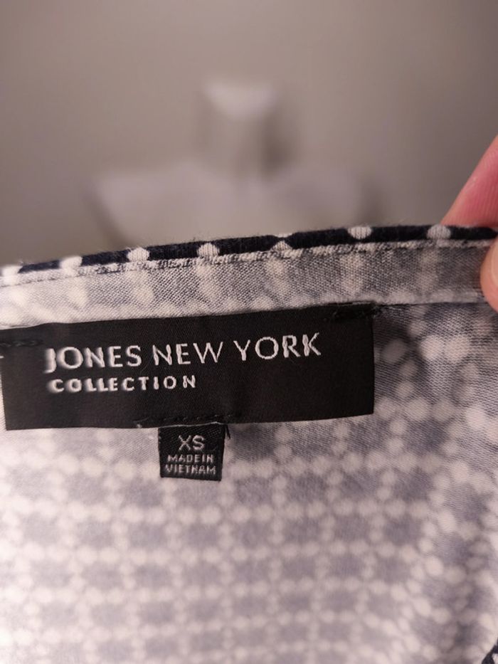 T-shirt Jones New-York Femme Taille XS noir-blanc - photo numéro 5