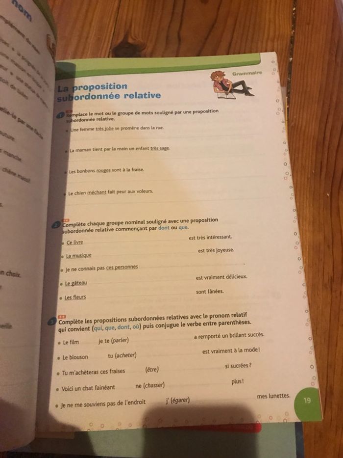 Étude de la langue cahier d’entraînement CM1 bordas - photo numéro 3
