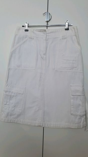 Jupe blanche midi