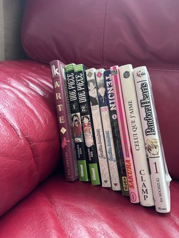 Lot de livres manga