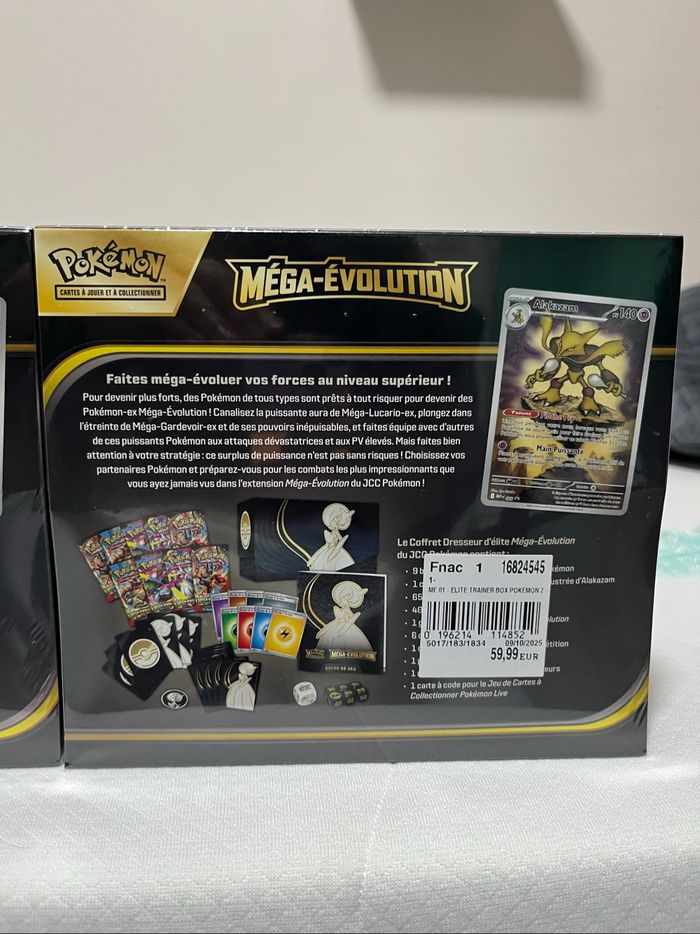 Pokemon ETB Méga-Évolution Lucario et Gardevoir - photo numéro 6