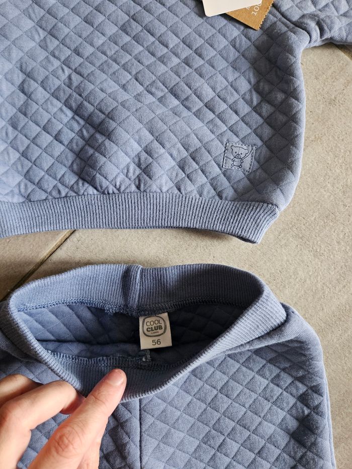 Ensemble matelassé neuf 1 mois garçon - photo numéro 3