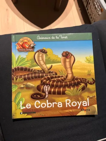 Livre pour enfants altaya le cobra royal