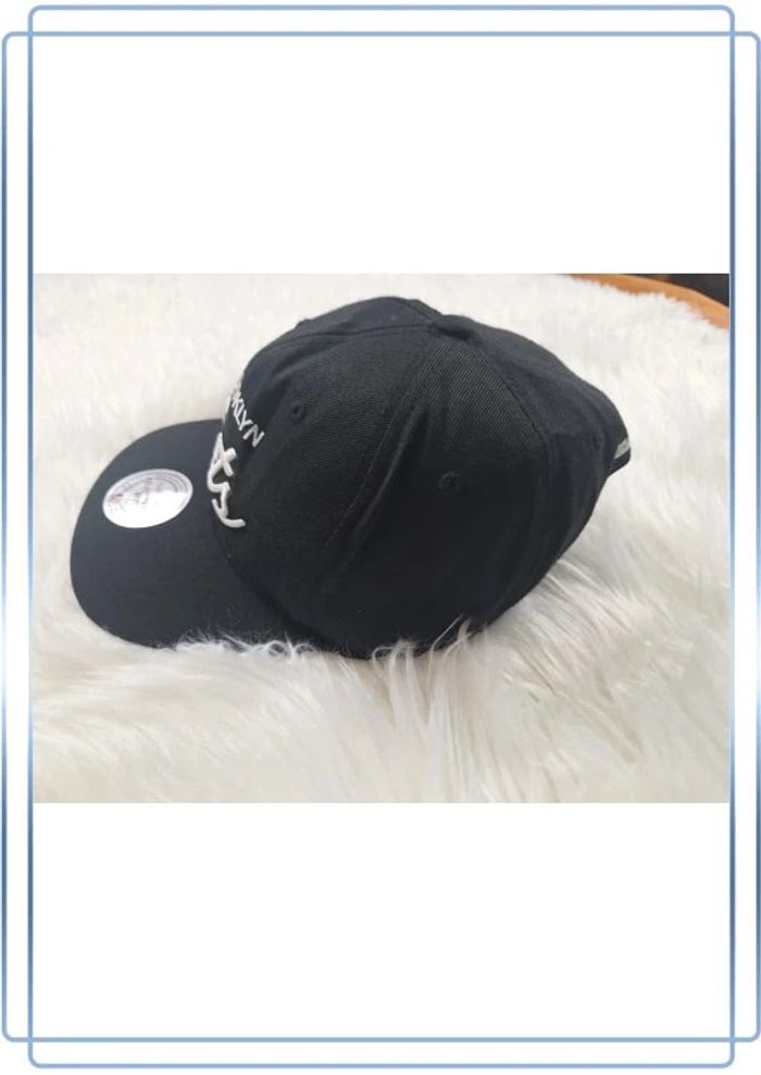 Casquette mitchell and ness NBA brooklyn nets / ajustable - brodé (529) - photo numéro 3